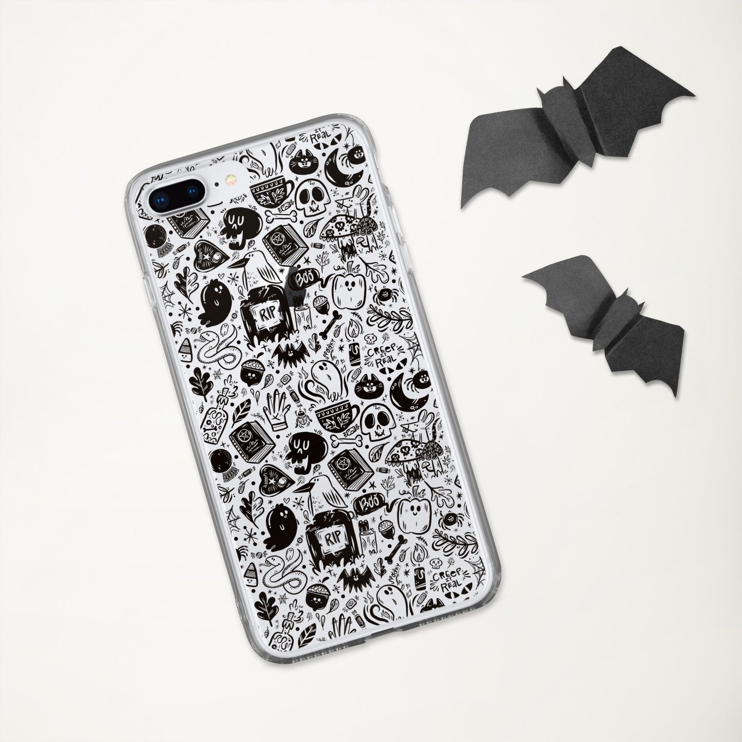 Spooky Stuff Transparent/ Clear iPhone Case