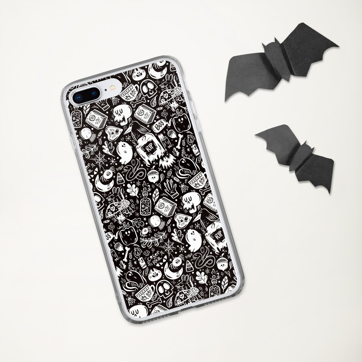 Spooky Stuff iPhone Case - Black Cover