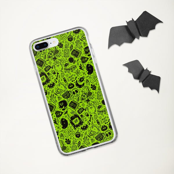 Spooky Stuff iPhone Case - Green Cover