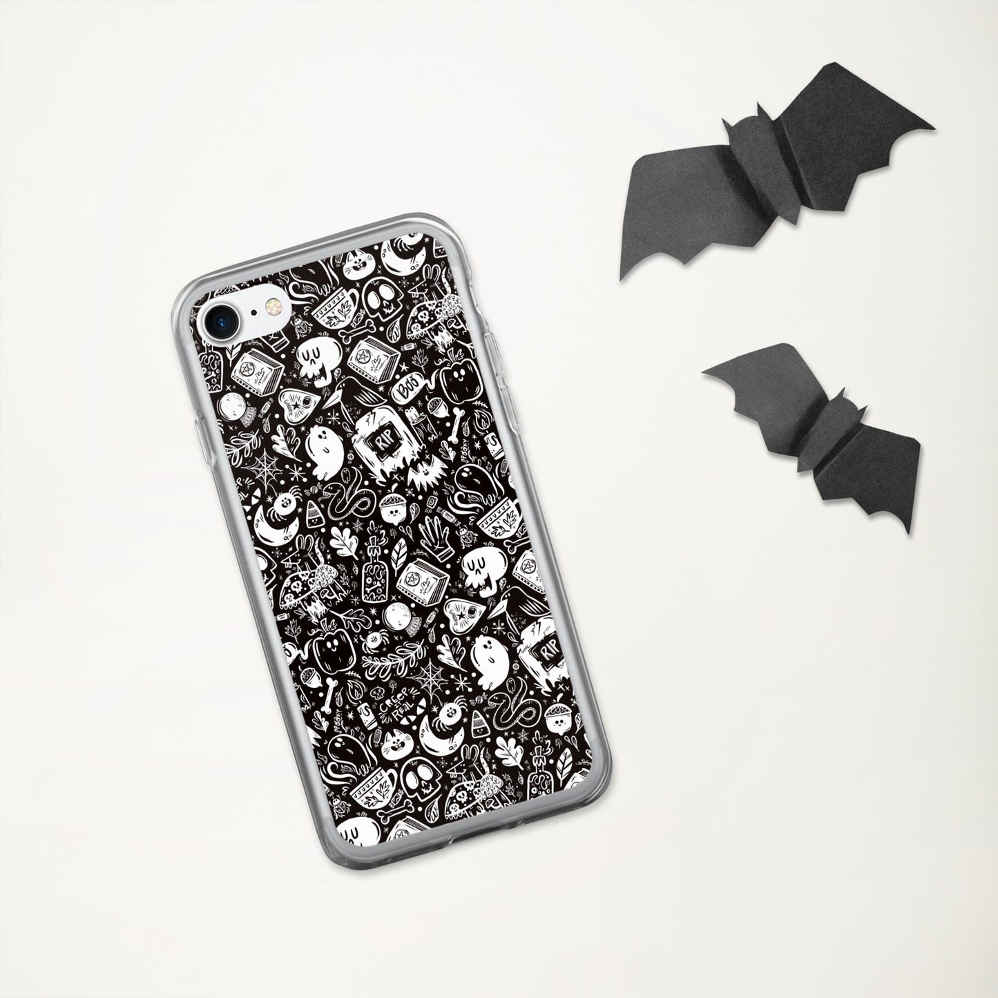 Spooky Stuff iPhone Case - Black Cover