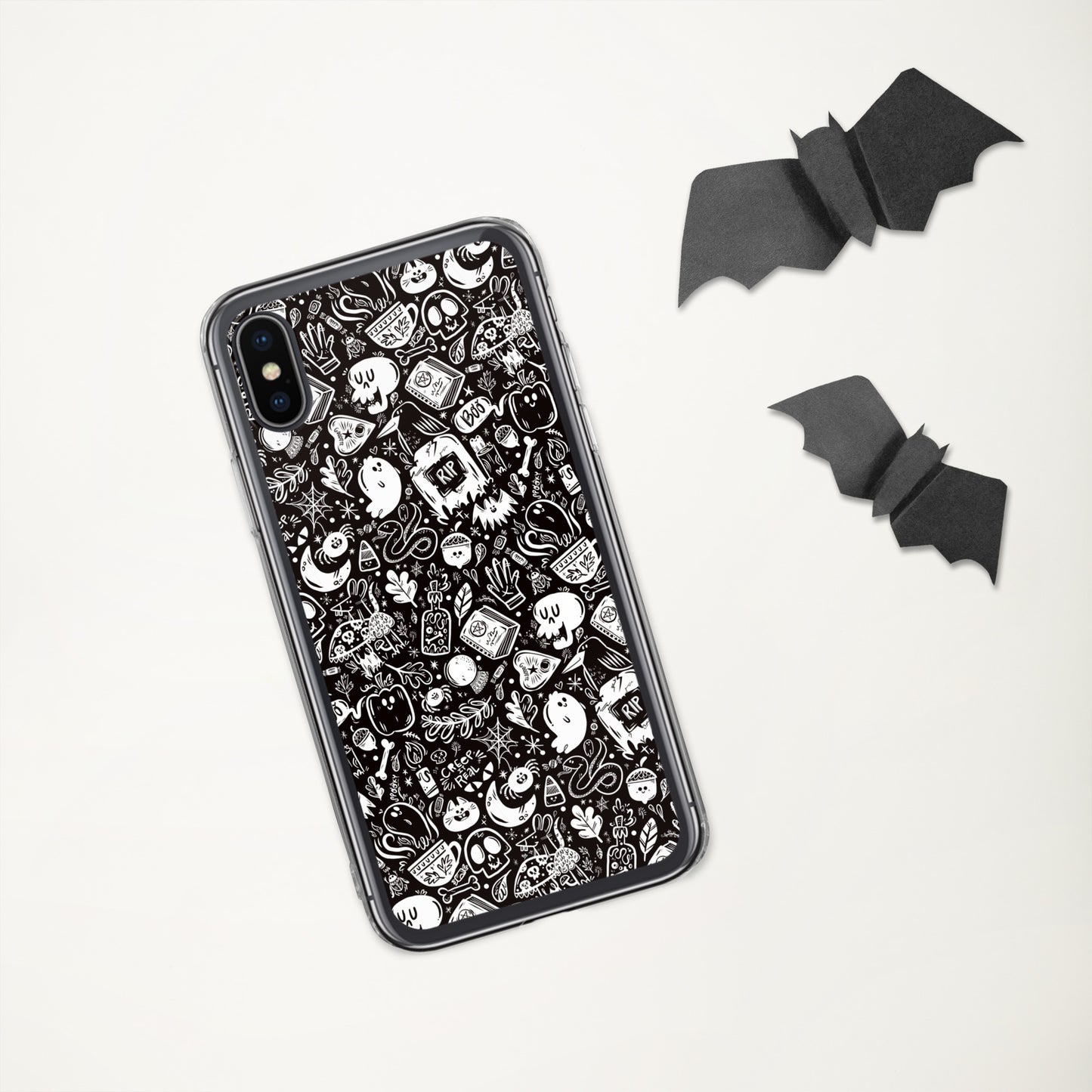 Spooky Stuff iPhone Case - Black Cover