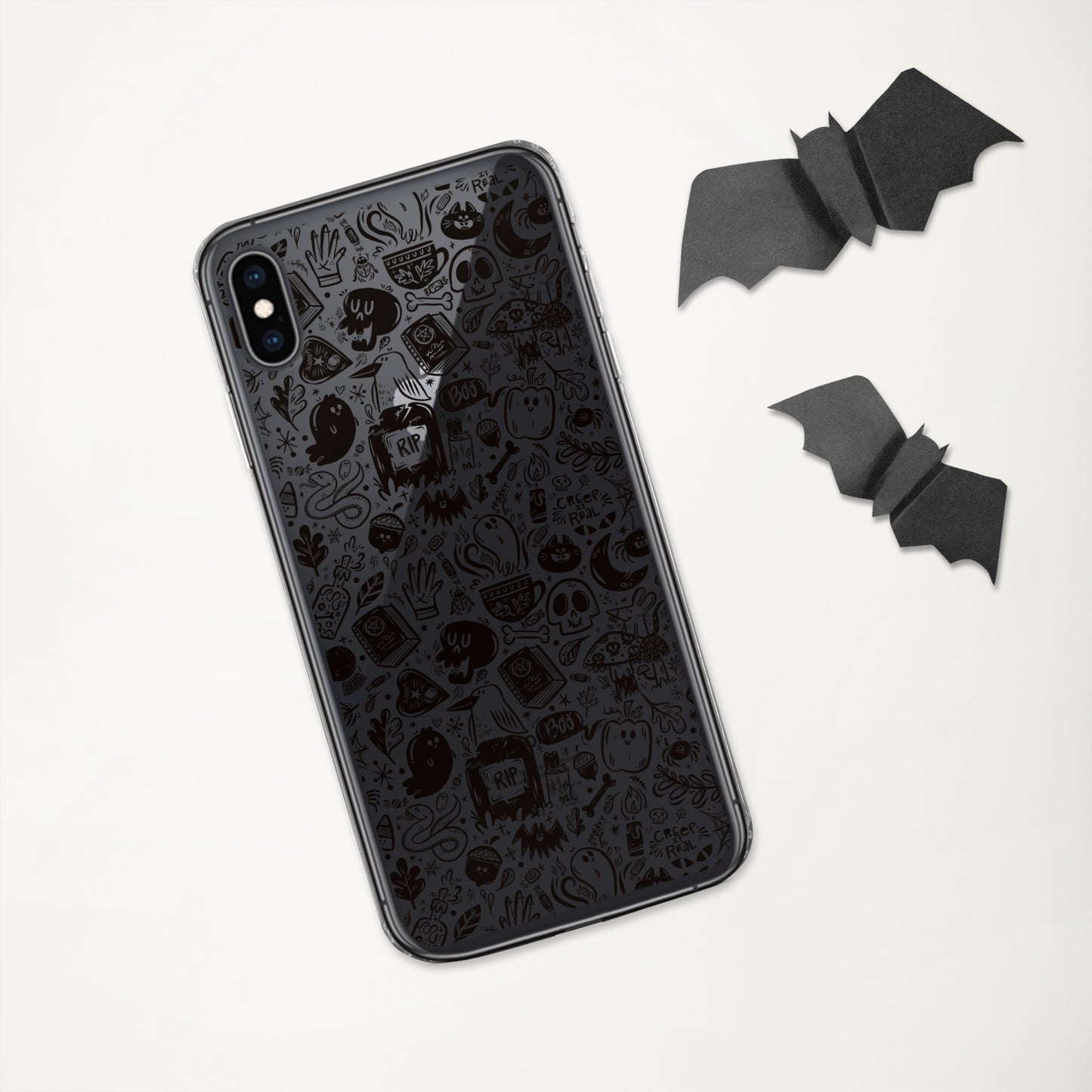 Spooky Stuff Transparent/ Clear iPhone Case