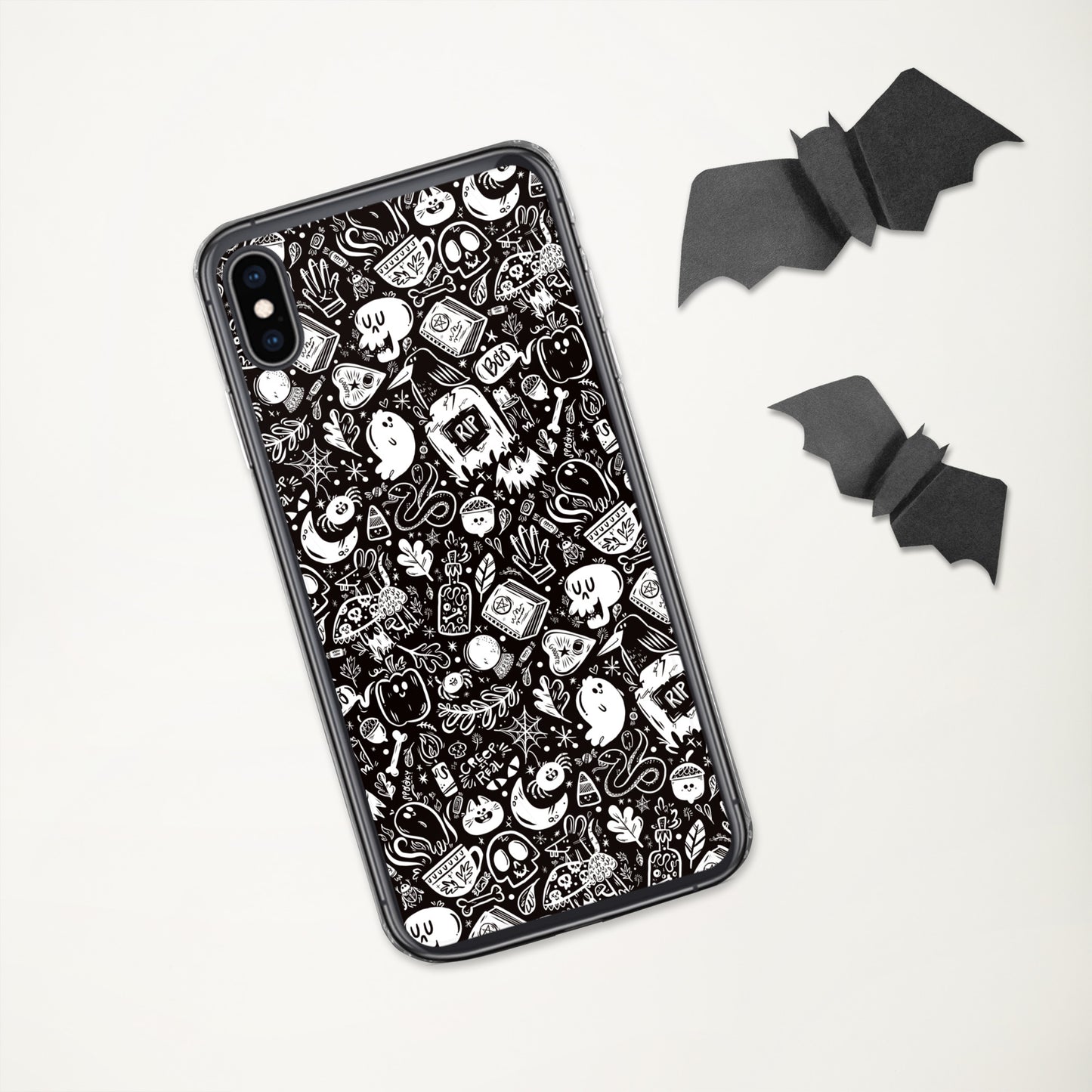 Spooky Stuff iPhone Case - Black Cover