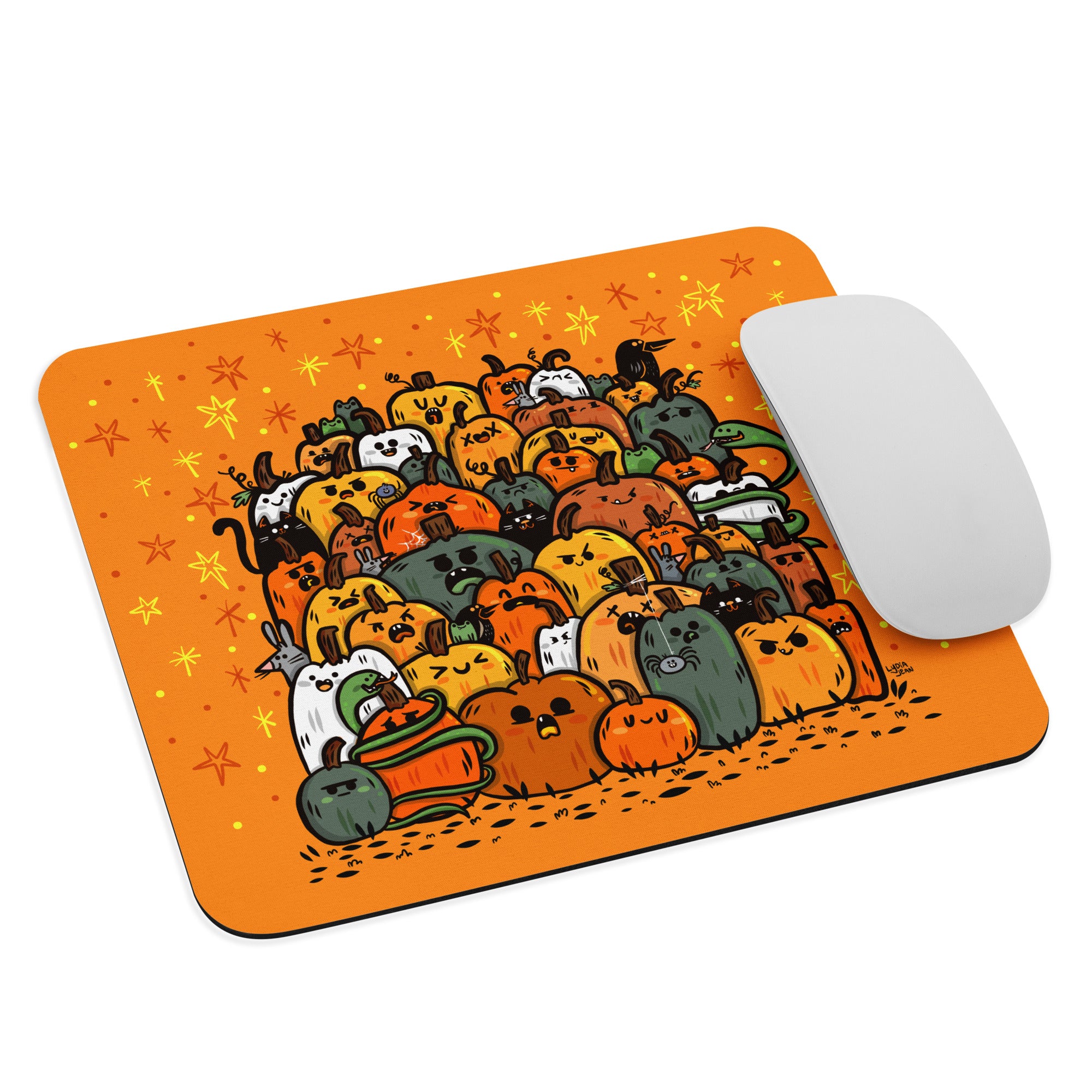 Pumpkin Pile Mouse pad