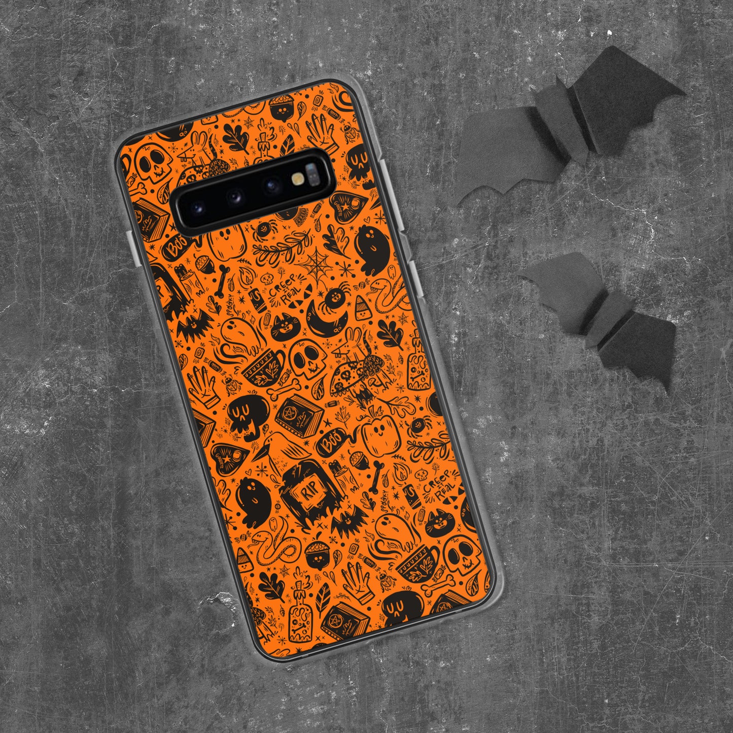 Spooky Stuff Samsung Case - Orange Cover