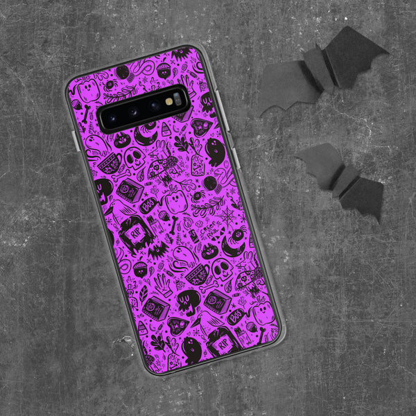 Spooky Stuff Samsung Case - Purple Cover
