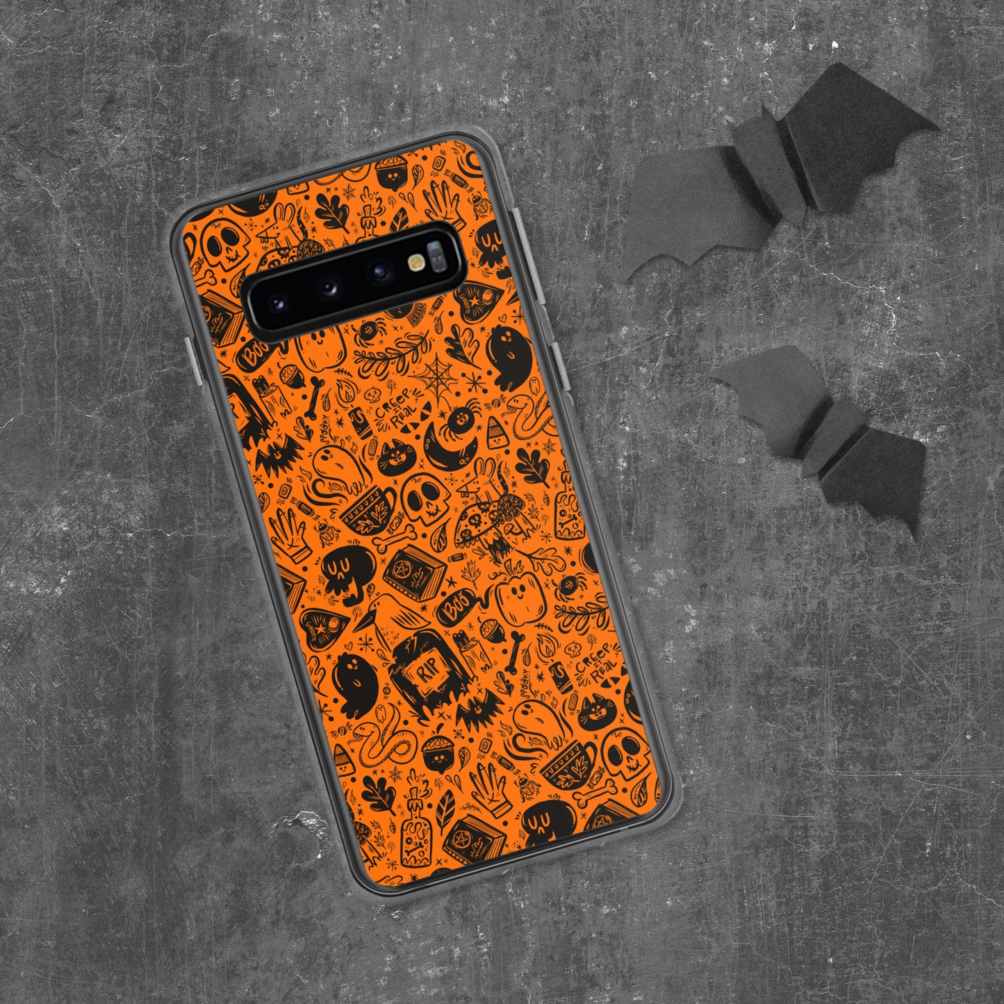 Spooky Stuff Samsung Case - Orange Cover