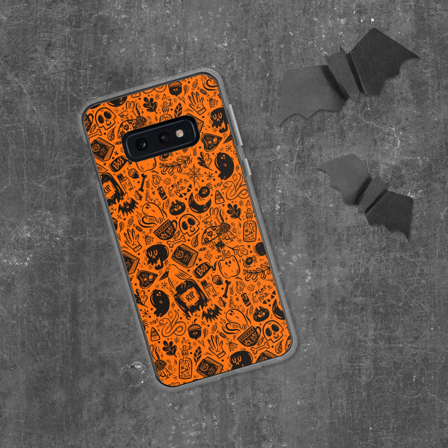 Spooky Stuff Samsung Case - Orange Cover