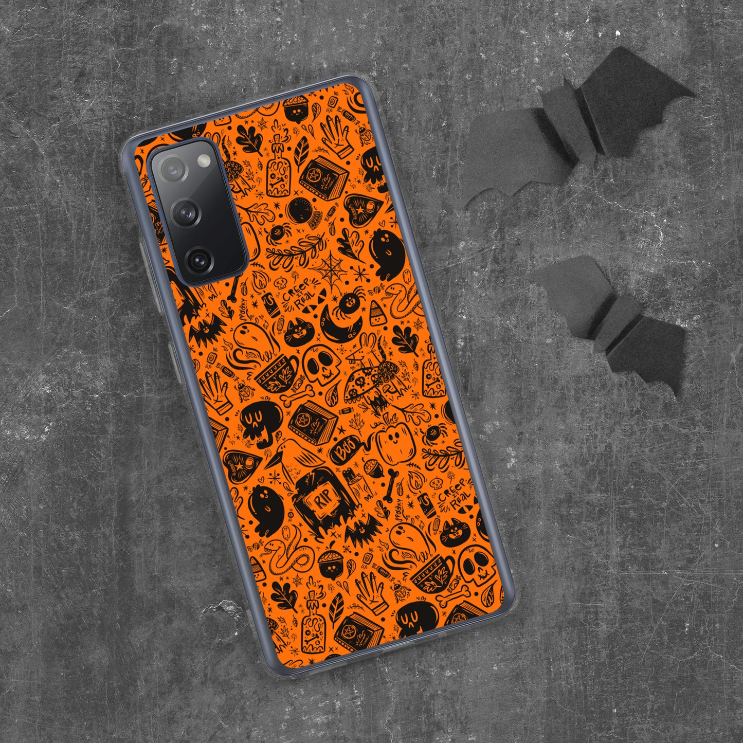 Spooky Stuff Samsung Case - Orange Cover