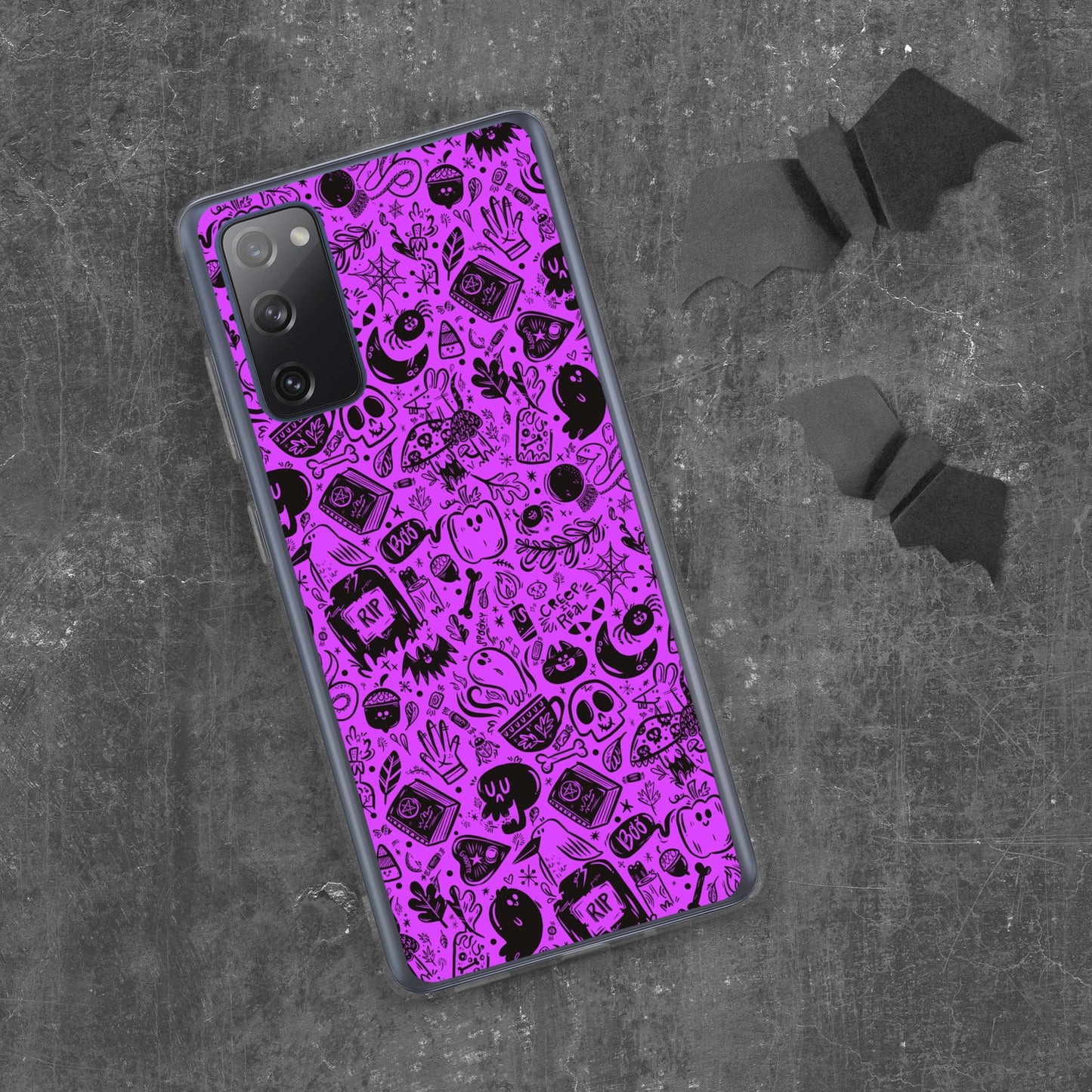 Spooky Stuff Samsung Case - Purple Cover