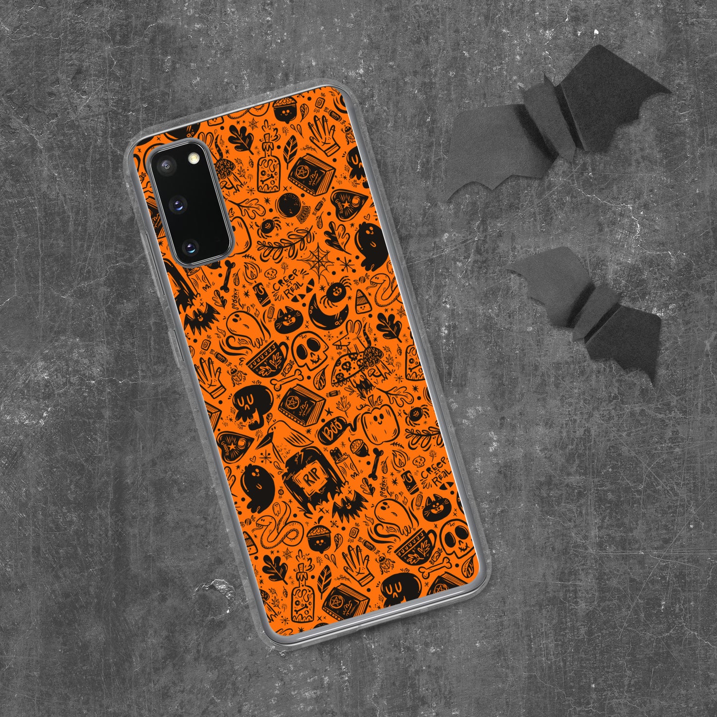 Spooky Stuff Samsung Case - Orange Cover