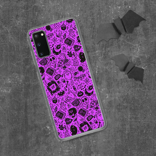 Spooky Stuff Samsung Case - Purple Cover