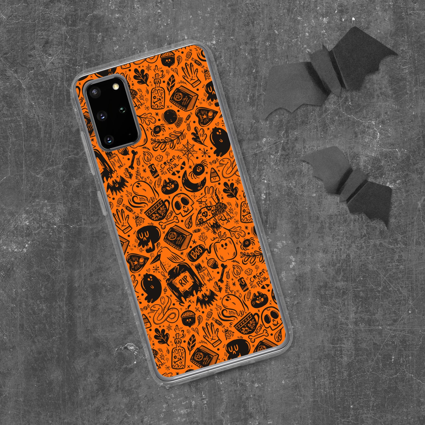 Spooky Stuff Samsung Case - Orange Cover