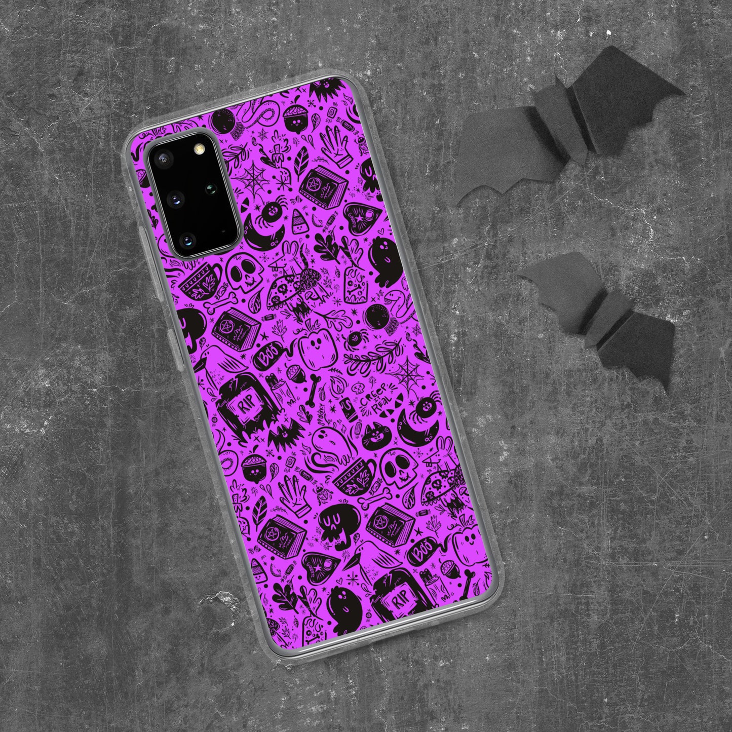 Spooky Stuff Samsung Case - Purple Cover