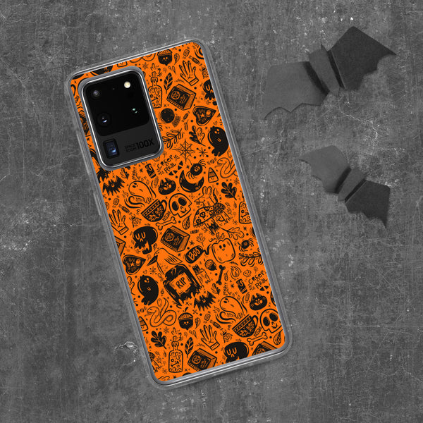 Spooky Stuff Samsung Case - Orange Cover