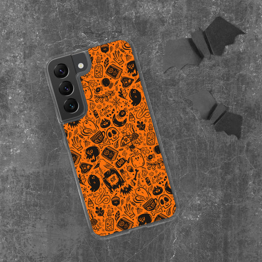 Spooky Stuff Samsung Case - Orange Cover