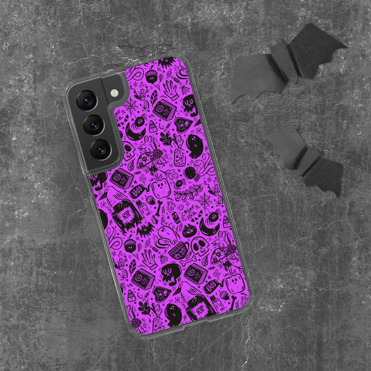 Spooky Stuff Samsung Case - Purple Cover