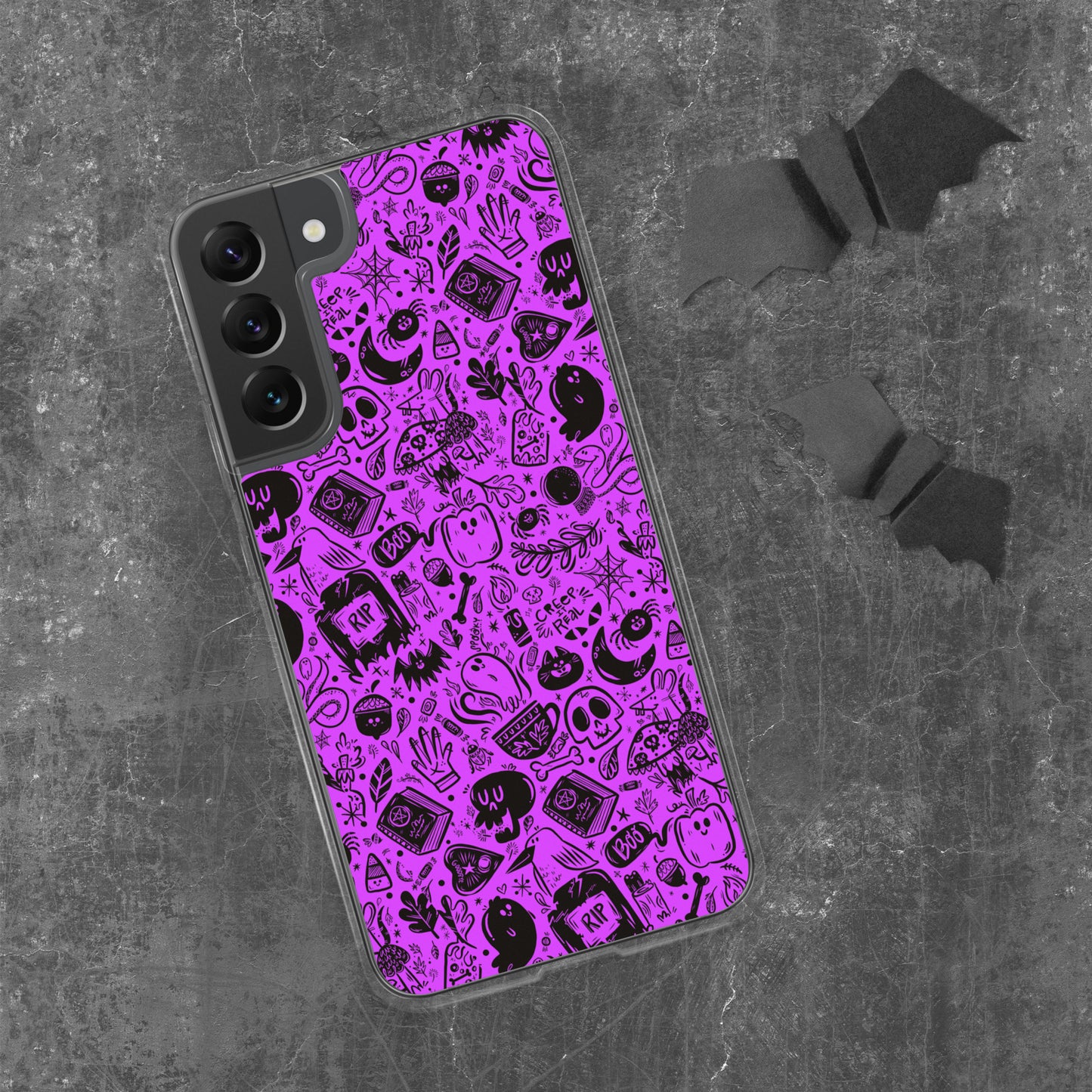 Spooky Stuff Samsung Case - Purple Cover