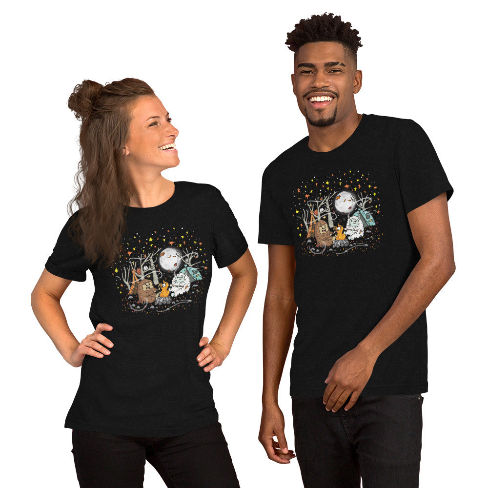 Bigfoot & Yeti Camping Unisex T-Shirt